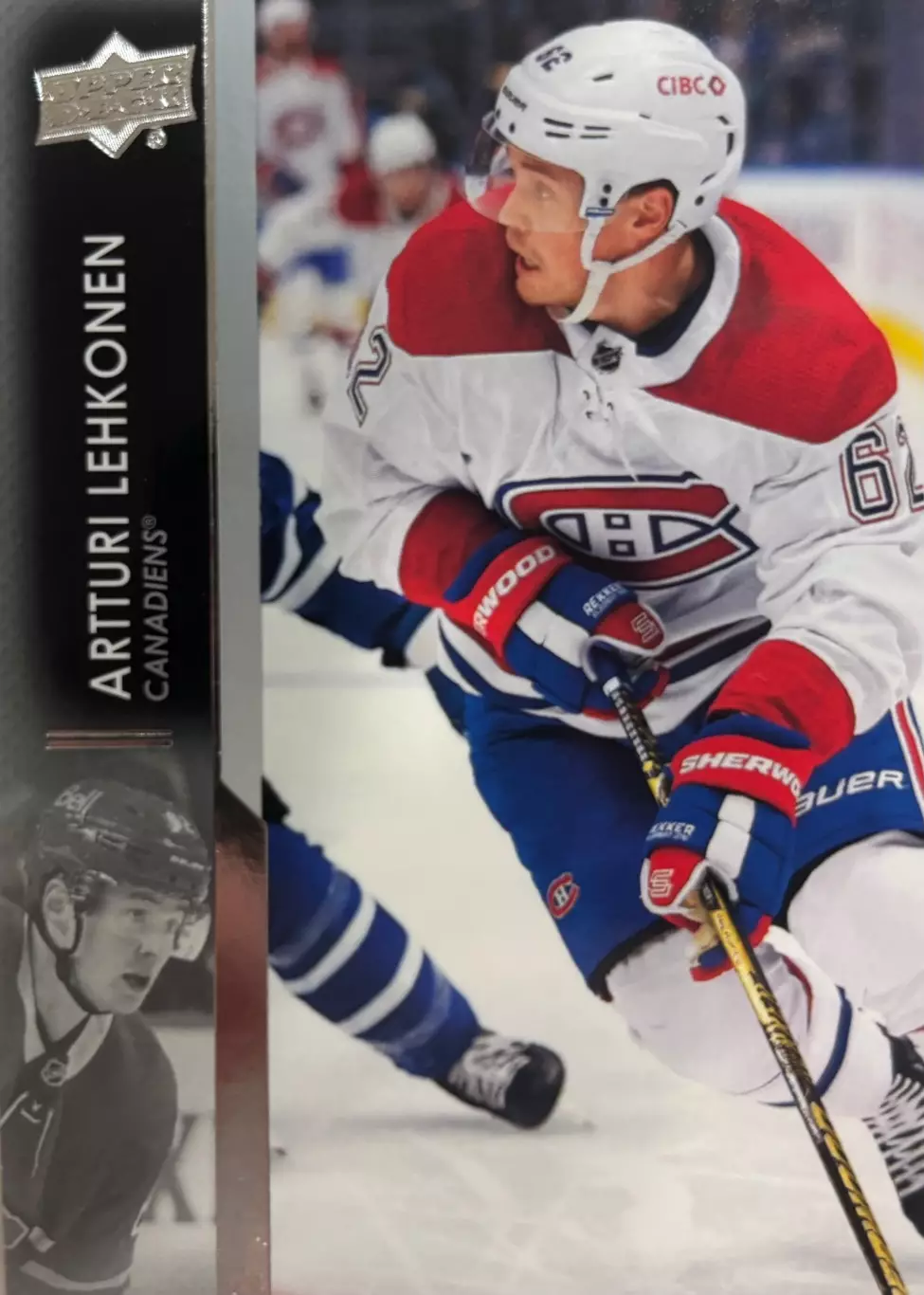 Карточка Artturi Lehkonen-Арттури Лехконен Montreal Canadiens - Монреаль НХЛ/NHL
