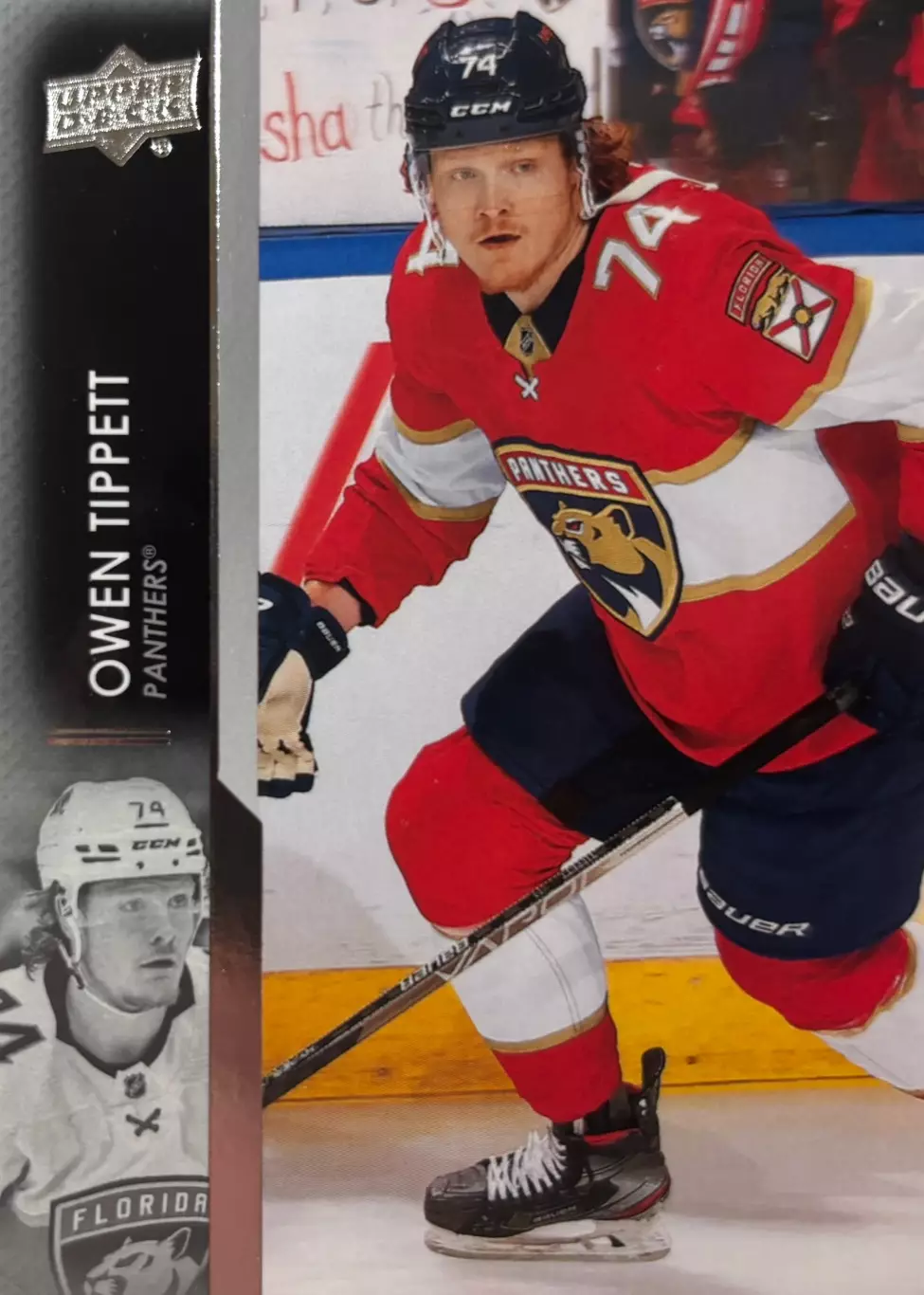 Хоккей. Карточка Owen Tippett - Оуэн Типпетт Florida Panthers - Флорида НХЛ/NHL