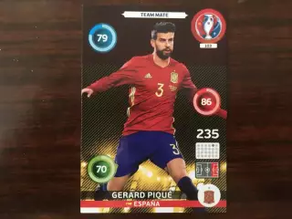 Футбол. Карточка Gerard Pique - Жерар Пике Испания, Барселона Euro/Евро 2016