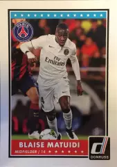 Футбол. Карточка Blaise Matuidi/Блез Матюиди Пари Сен-Жермен Panini/Панини 2015