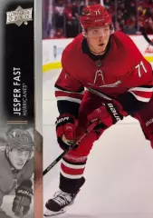 Хоккей. Карточка Jesper Fast-Йеспер Фаст Carolina Hurricanes - Каролина НХЛ/NHL