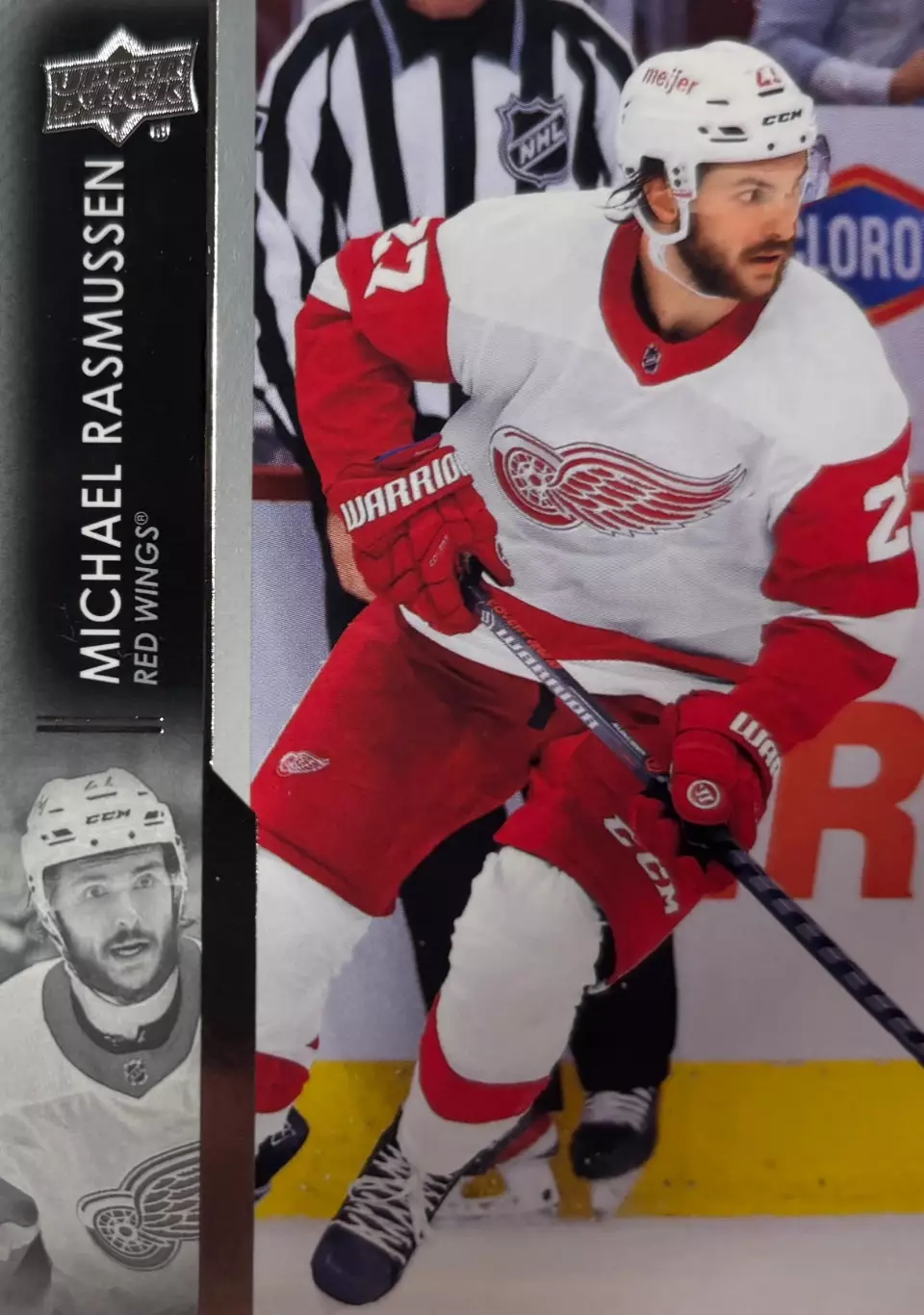 Карточка Michael Rasmussen - Майкл Расмуссен Detroit Red Wings - Детройт НХЛ/NHL