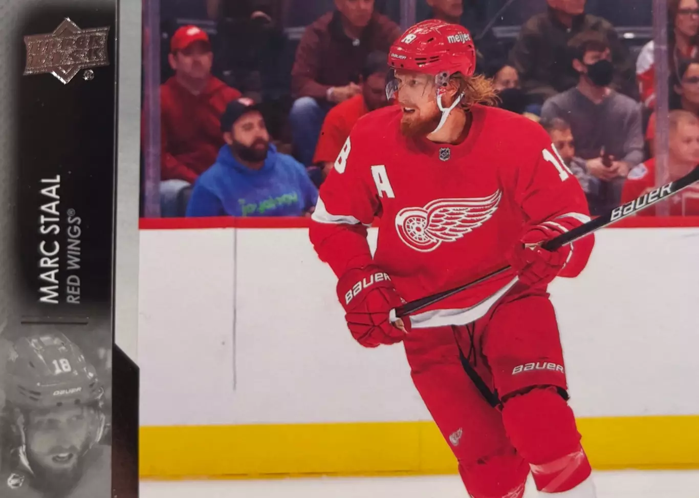 Хоккей. Карточка Marc Staal - Марк Стаал Detroit Red Wings - Детройт НХЛ/NHL