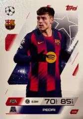 Футбол. Карточка Pedri/Педри FC Barcelona/Барселона Лига Чемпионов 2025-26 TOPPS