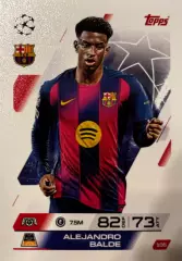 Карточка Alejandro Balde/Алехандро Бальде Барселона Лига Чемпионов 2025-26 TOPPS