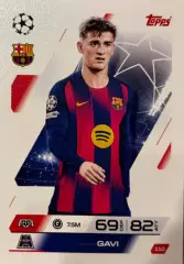 Футбол. Карточка Gavi/Гави FC Barcelona/Барселона Лига Чемпионов 2025-26 TOPPS