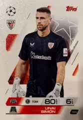 Футбол. Карточка Unai Simon/Унаи Симон Атлетик Бильбао Лига Чемпионов 2025/26