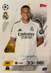 Карточка Килиан Мбаппе Реал Мадрид, Пари Сен-Жермен/ПСЖ Лига Чемпионов 2025-26