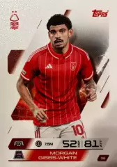 Карточка Морган Гиббс-Уайт Ноттингем Форест, Суонси Лига Чемпионов 2025-26 TOPPS