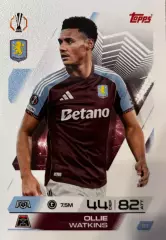 Футбол Карточка Ollie Watkins/Олли Уоткинс Астон Вилла Лига Европы 2025-26 TOPPS