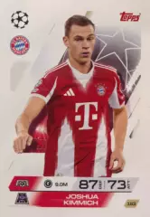Футбол. Карточка Йозуа Киммих Бавария Мюнхен, РБ Лейпциг Лига Чемпионов 2025-26