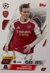 Футбол. Карточка Мартин Эдегор Арсенал, Реал Мадрид Лига Чемпионов 2025-26 TOPPS
