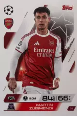 Футбол. Карточка Мартин Субименди Реал Сосьедад, Арсенал Лига Чемпионов 2025-26