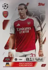 Футбол Карточка Риккардо Калафьори Арсенал, Рома, Болонья Лига Чемпионов 2025-26