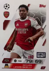 Футбол. Карточка Майлз Льюис-Скелли Арсенал Лондон Лига Чемпионов 2025-26 TOPPS