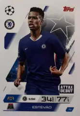 Футбол. Карточка Эстеван Виллиан Челси, Палмейрас Лига Чемпионов 2025-26 TOPPS