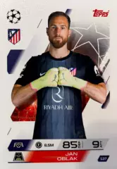 Футбол. Карточка Jan Oblak/Ян Облак Атлетико Мадрид Лига Чемпионов 2025-26 TOPPS