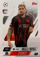 Футбол. Карточка Роберт Андрих Байер 04, Герта, Унион Лига Чемпионов 2025-26