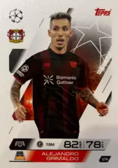 Карточка Алехандро Гримальдо Байер 04, Барселона Лига Чемпионов 2025-26 Topps