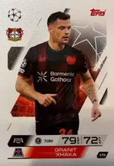 Футбол. Карточка Гранит Джака Байер 04, Арсенал Лига Чемпионов 2025-26 TOPPS