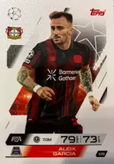Футбол. Карточка Алеш Гарсия Байер 04, Манчестер Сити Лига Чемпионов 2025-26
