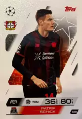 Футбол. Карточка Патрик Шик Байер 04, РБ Лейпциг, Рома Лига Чемпионов 2025-26