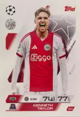 Футбол. Карточка Кеннет Тейлор Аякс, Лацио Лига Чемпионов 2025-26 TOPPS