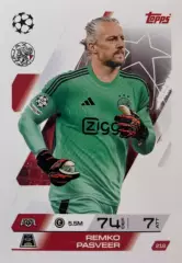 Футбол. Карточка Ремко Пасвер Аякс, Хераклес, ПСВ Лига Чемпионов 2025-26 TOPPS