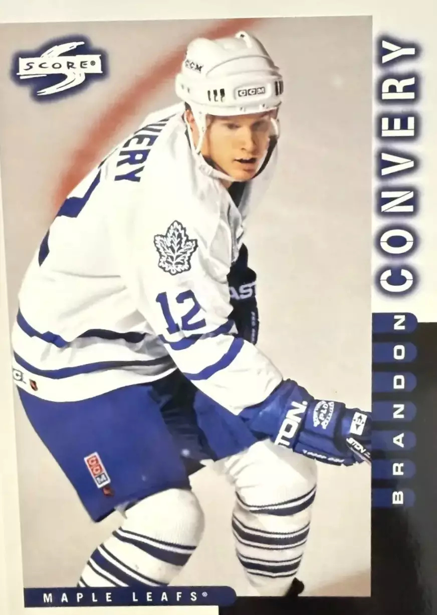 Хоккей. Карточка Brandon Convery-Брэндон Конвери Toronto Maple - Торонто НХЛ/NHL