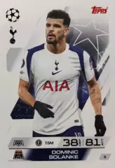 Карточка Доминик Соланке Тоттенхэм Хотспур, Ливерпуль Лига Чемпионов 2025-26