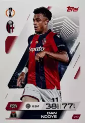 Футбол. Карточка Дан Ндойе Болонья, Ницца, Базель Лига Европы 2025/26 TOPPS