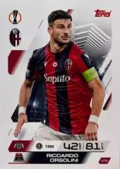 Футбол. Карточка Риккардо Орсолини Болонья, Аталанта Лига Европы 2025/26 TOPPS