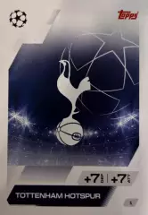 Футбол. Карточка Логотип/Эмблема Тоттенхэм Хотспур Лига Чемпионов 2025-26 TOPPS