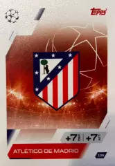 Футбол. Карточка Логотип/Эмблема Атлетико Мадрид Лига Чемпионов 2025-26 TOPPS