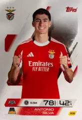 Футбол Карточка Antonio Silva/Антониу Силва Бенфика Лига Чемпионов 2025-26 TOPPS
