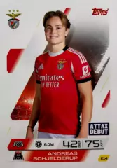 Карточка Andreas Schjelderup/Андреас Шельдеруп Бенфика Лига Чемпионов 2025-26