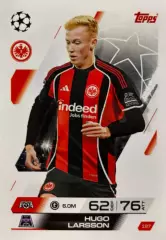 Футбол. Карточка Hugo Larsson/Хуго Ларссон Айнтрахт Лига Чемпионов 2025-26 TOPPS