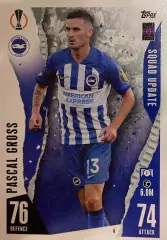 Футбол. Карточка Паскаль Грос Брайтон, Боруссия Дортмунд Лига Европы 2023/24