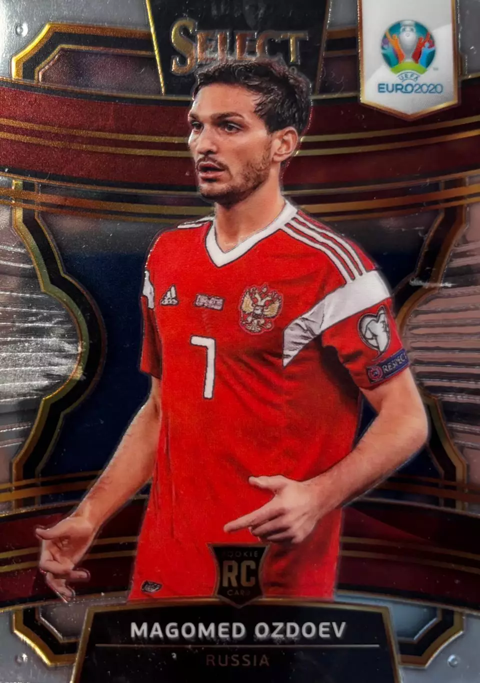 Футбол. Карточка Магомед Оздоев Россия, Зенит, Рубин, Локомотив Euro/Евро 2020