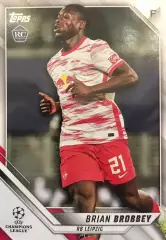 Футбол. Карточка Брайан Бробби РБ Лейпциг, Аякс Лига Чемпионов 2021-22 TOPPS