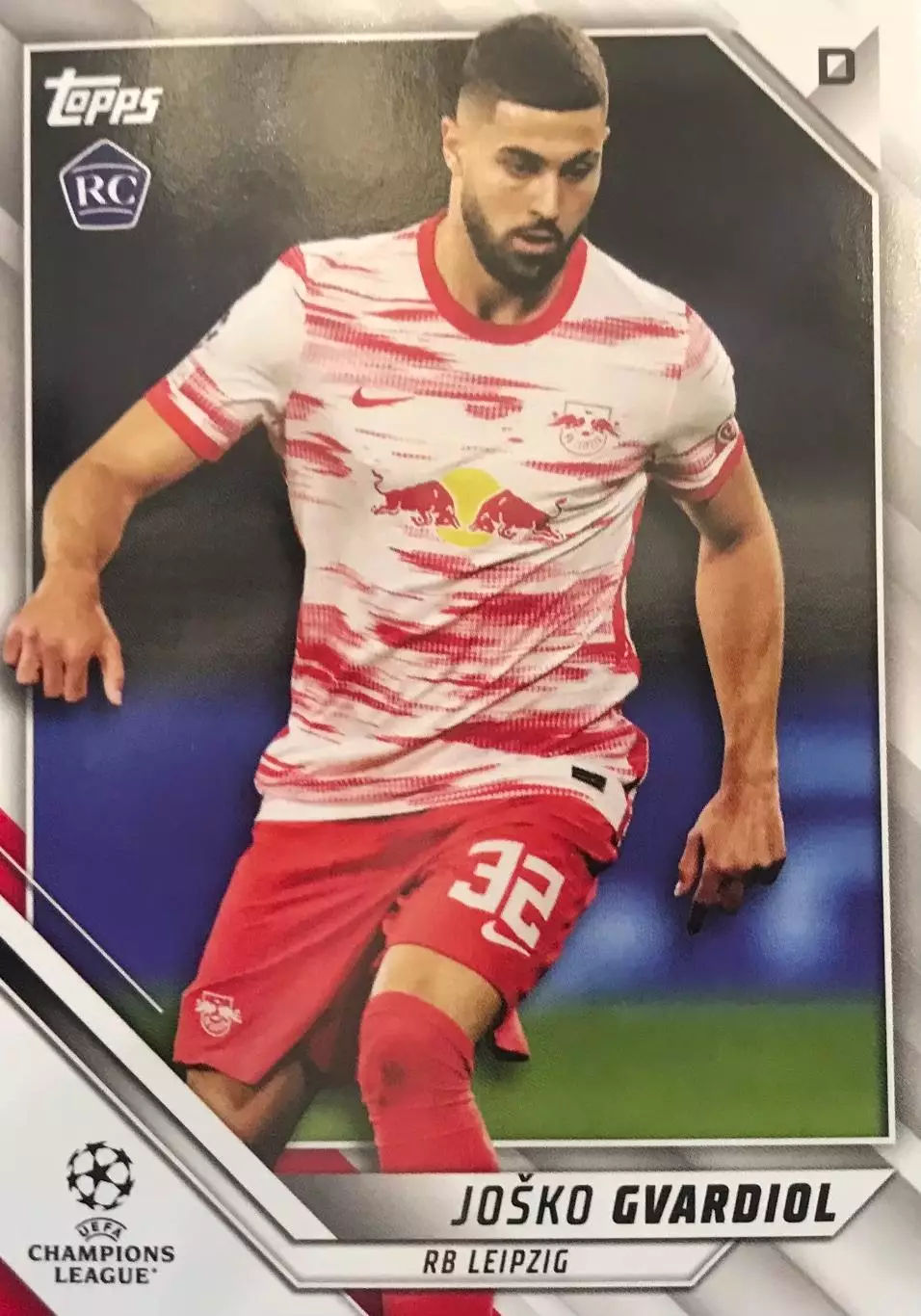 Футбол Карточка Йошко Гвардиол РБ Лейпциг, Манчестер Сити Лига Чемпионов 2021-22