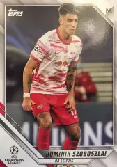 Футбол. Карточка Доминик Собослаи РБ Лейпциг, Ливерпуль Лига Чемпионов 2021-22