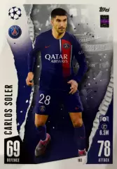 Футбол Карточка Carlos Soler/Карлос Солер Пари Сен-Жермен Лига Чемпионов 2023-24