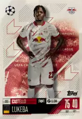 Футбол. Карточка Кастелло Люкеба РБ Лейпциг, Лион Лига Чемпионов 2024-25 TOPPS