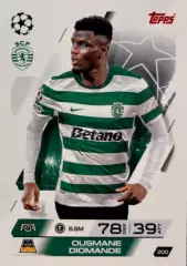 Футбол. Карточка Усман Дьоманде Спортинг Лиссабон Лига Чемпионов 2025-26 TOPPS