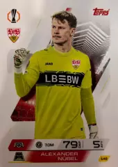 Футбол. Карточка Александр Нюбель Штутгарт, Бавария Лига Европы 2025-26 TOPPS