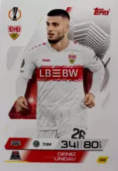 Футбол. Карточка Дениз Ундав Штутгарт, Брайтон Альбион Лига Европы 2025-26 TOPPS