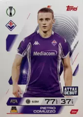 Футбол. Карточка Пьетро Комуццо Фиорентина Лига Конференций 2025-26 TOPPS