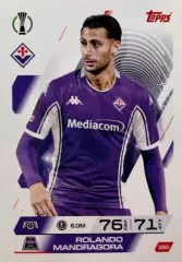 Футбол. Карточка Роландо Мандрагора Фиорентина, Удинезе Лига Конференций 2025-26
