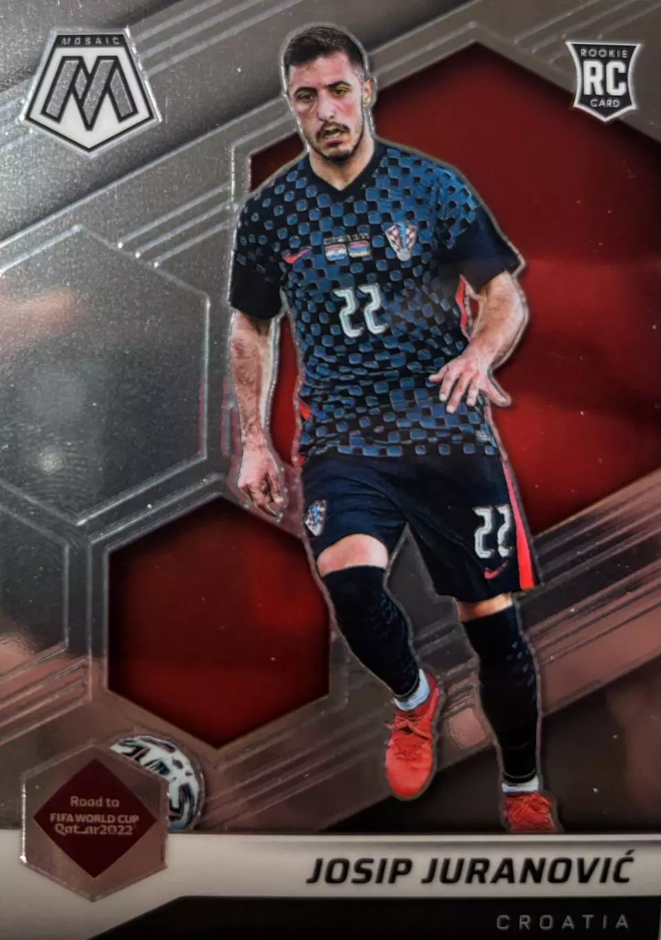 Футбол. Карточка Йосип Юранович Хорватия, Унион Берлин,Хайдук,Селтик 2022 Panini